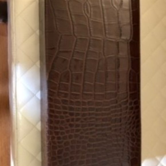 New Luxury Renzo Romagnoli Poker Set Genuine Real Leather Large NWOT - Picture 2 of 3